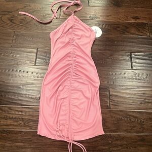 Avery Pink Mini Dress